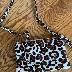 Leopard Purse, Double Pocket